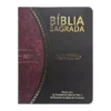 Bíblia Sagrada Slim | LETRA GRANDE | NVI | Preto e Vinho | Luxo