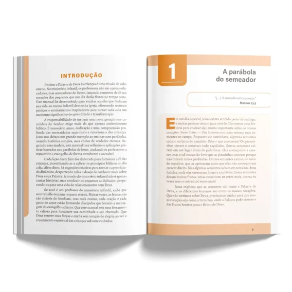 Manual Prático para o ministério infantil: Ensinando as parábolas de Jesus | Grace Silva